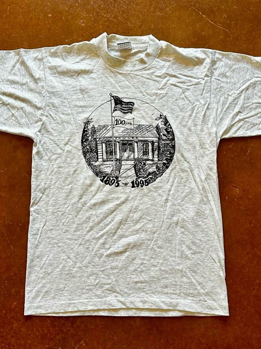 90s Vintage Grey Single Stitch 1995 Fowler Tee Shirt
